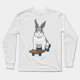 Rabbit Skater Skateboard Long Sleeve T-Shirt